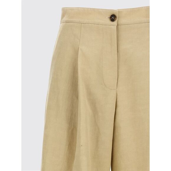 Yves Salomon Pants Woman Beige - Picture 3 of 3